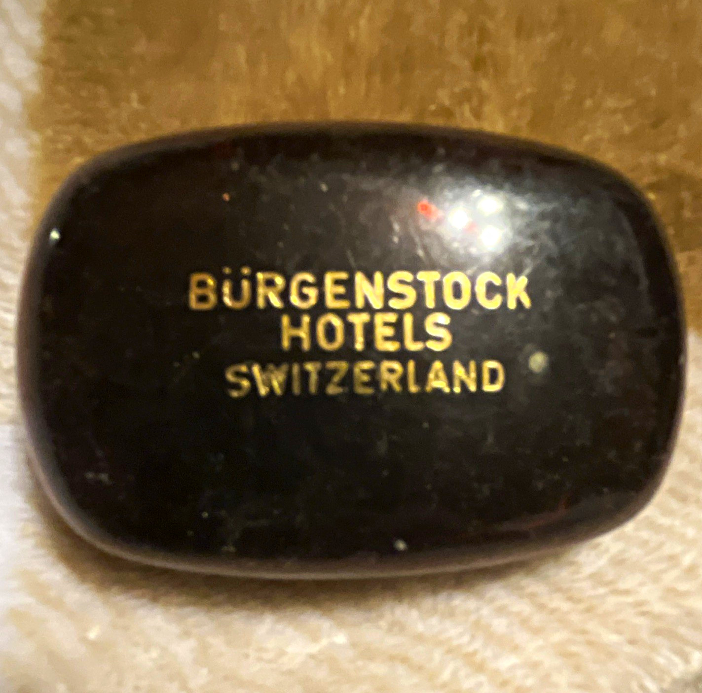 Bürgenstock Hotels Switzerland Black Sticker Hotel Advertising