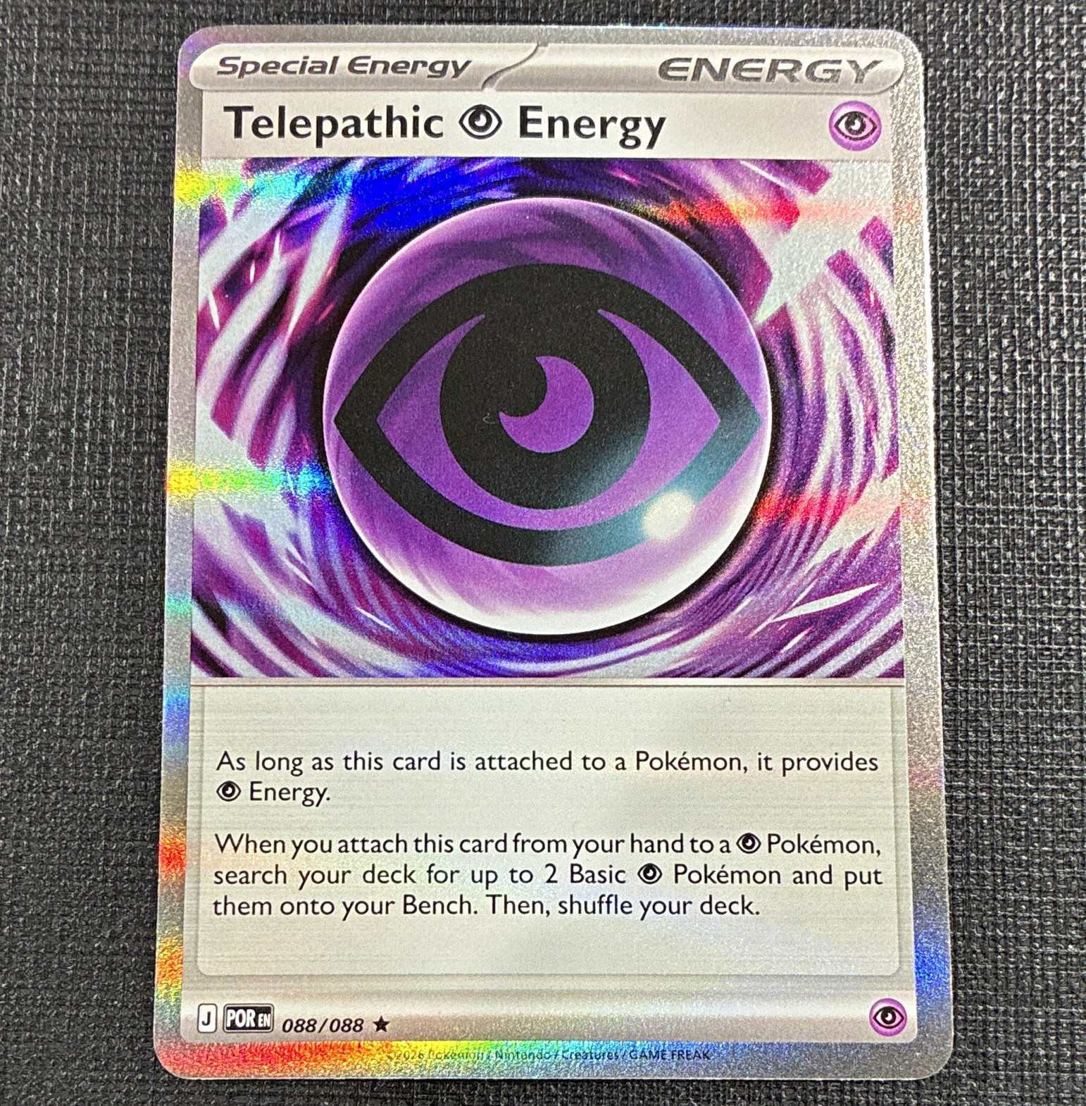 Telepathic Energy 088/088 Pokemon GO Holo Rare Special Energy EN Pokemon TCG