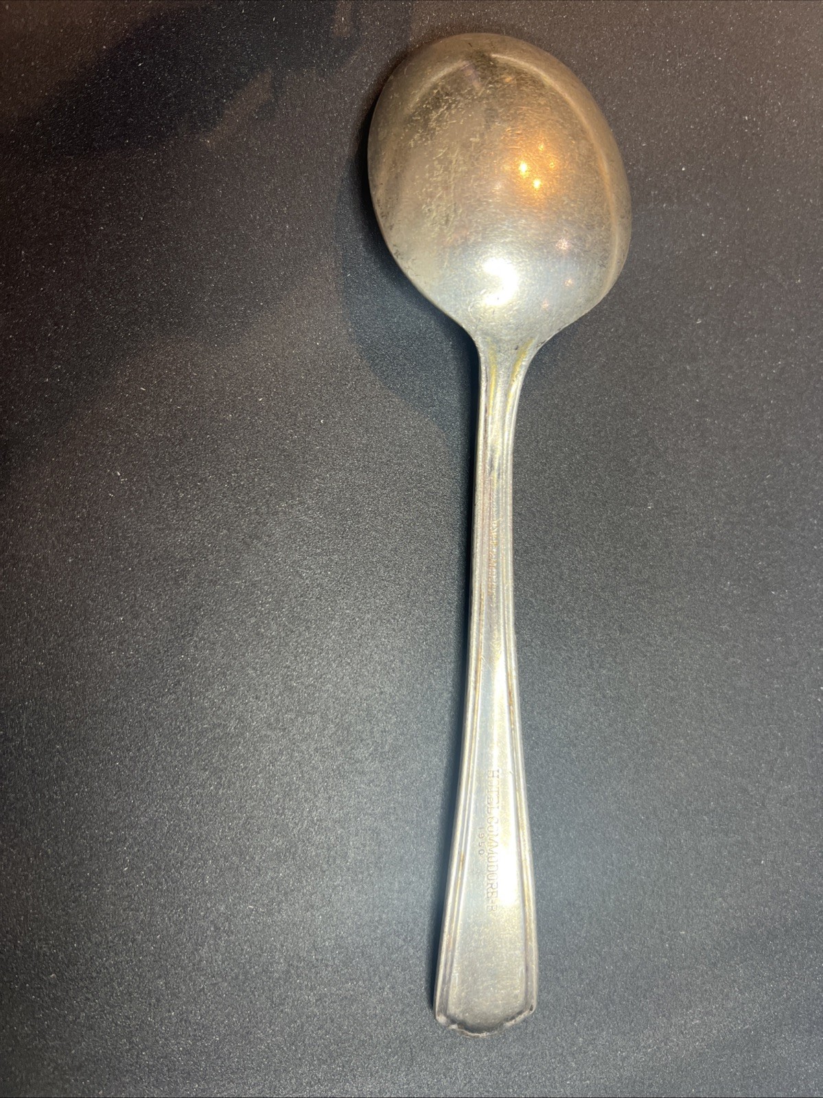 1950 Hotel Commodore B Soup Spoon
