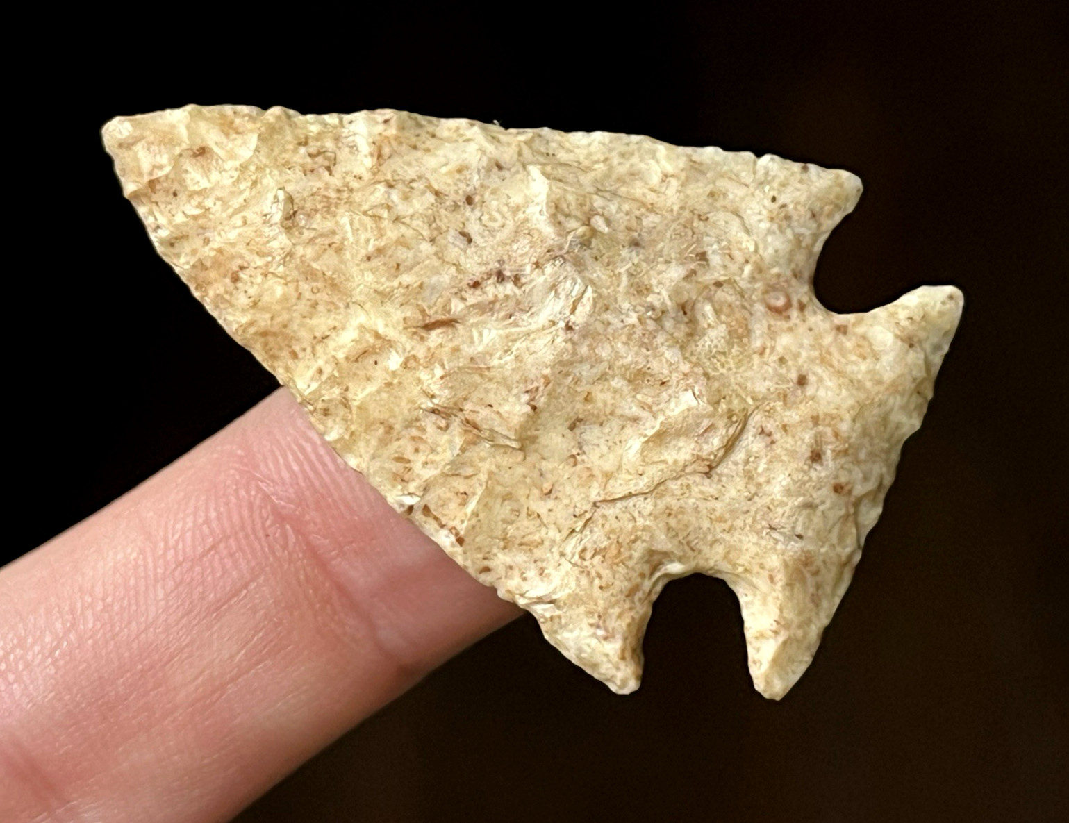 EXCEPTIONAL MISSOURI PELICAN LAKE POINT AUTHENTIC ARROWHEAD INDIAN ARTIFACT B37