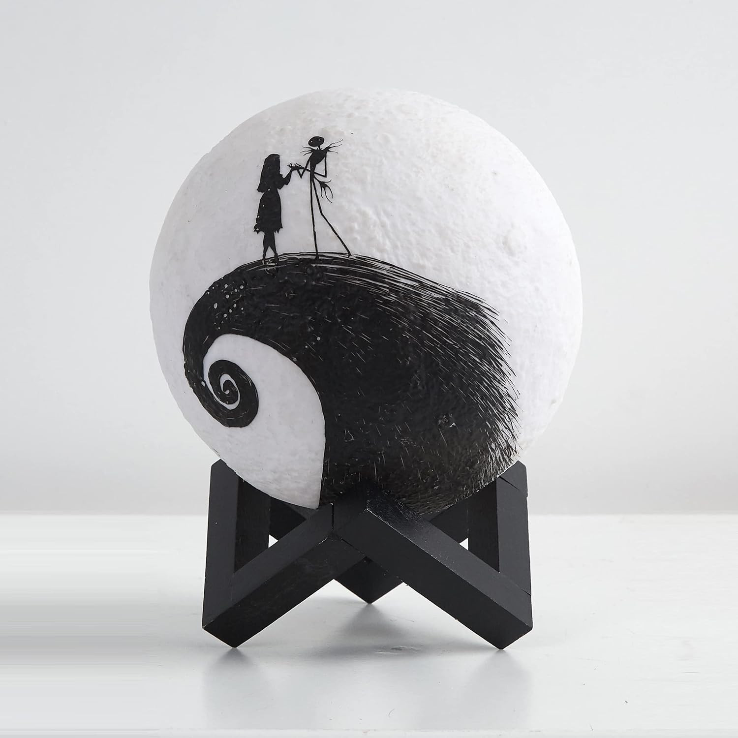 The Nightmare before Christmas Spiral Hill LED Mood Light, Color Changing Decora