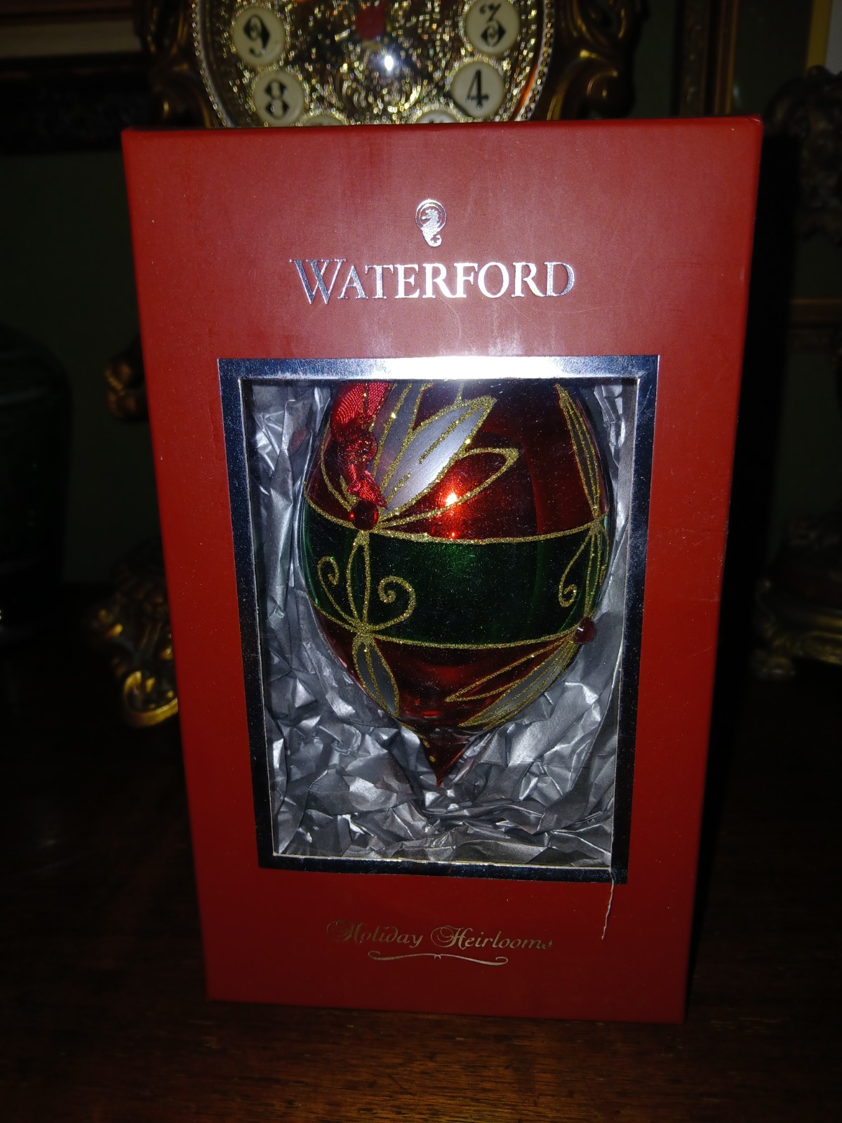Waterford Holiday Heirlooms Crimson Spire Ornament
