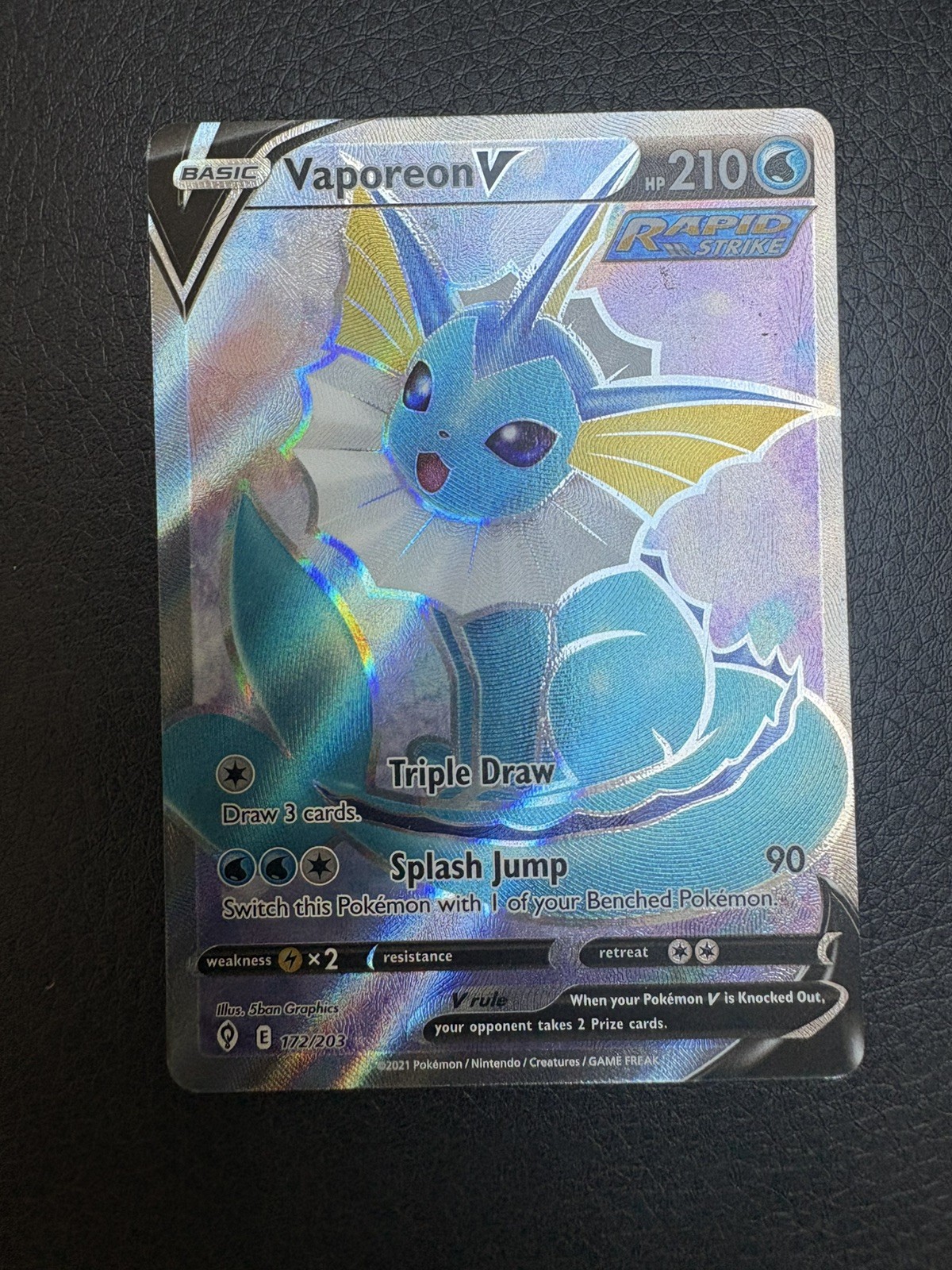 Vaporeon 172/203 