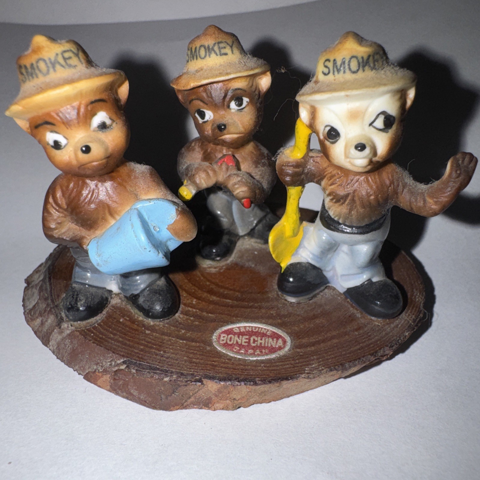 **SMOKEY THE BEAR**3 DIFFERENT Vintage Miniature 1 3/4\