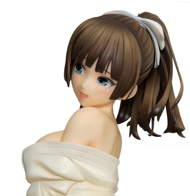 No Box Anime Saionji Nadeshiko Soft chest 1/6 Scale Ver. PVC Figure Statue 17cm
