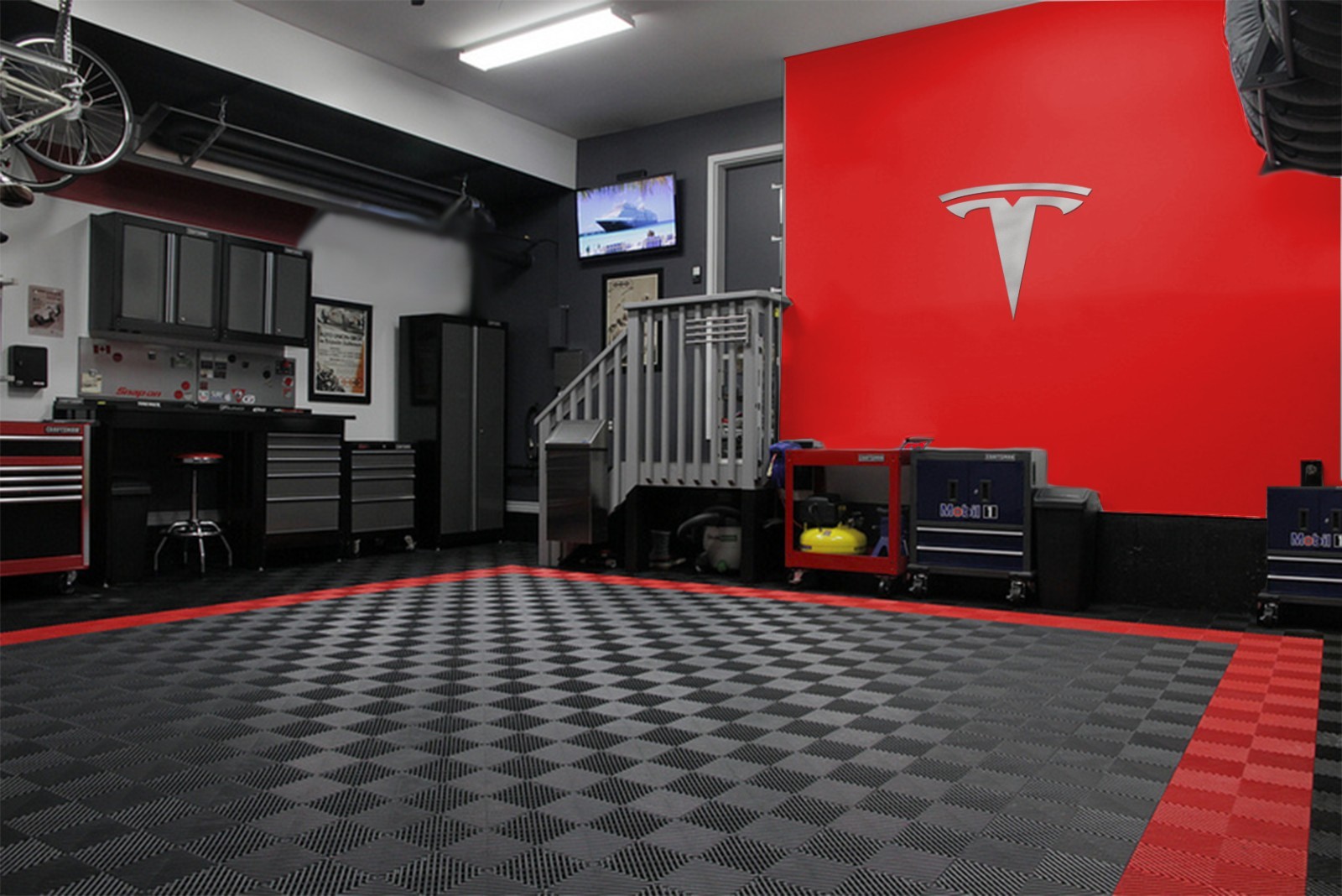 Tesla Logo Only  Brushed Silver