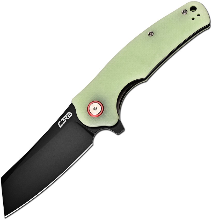CJRB Crag Linerlock Glow In The Dark G10 Folding AR-RPM9 Pocket Knife 1904BGD