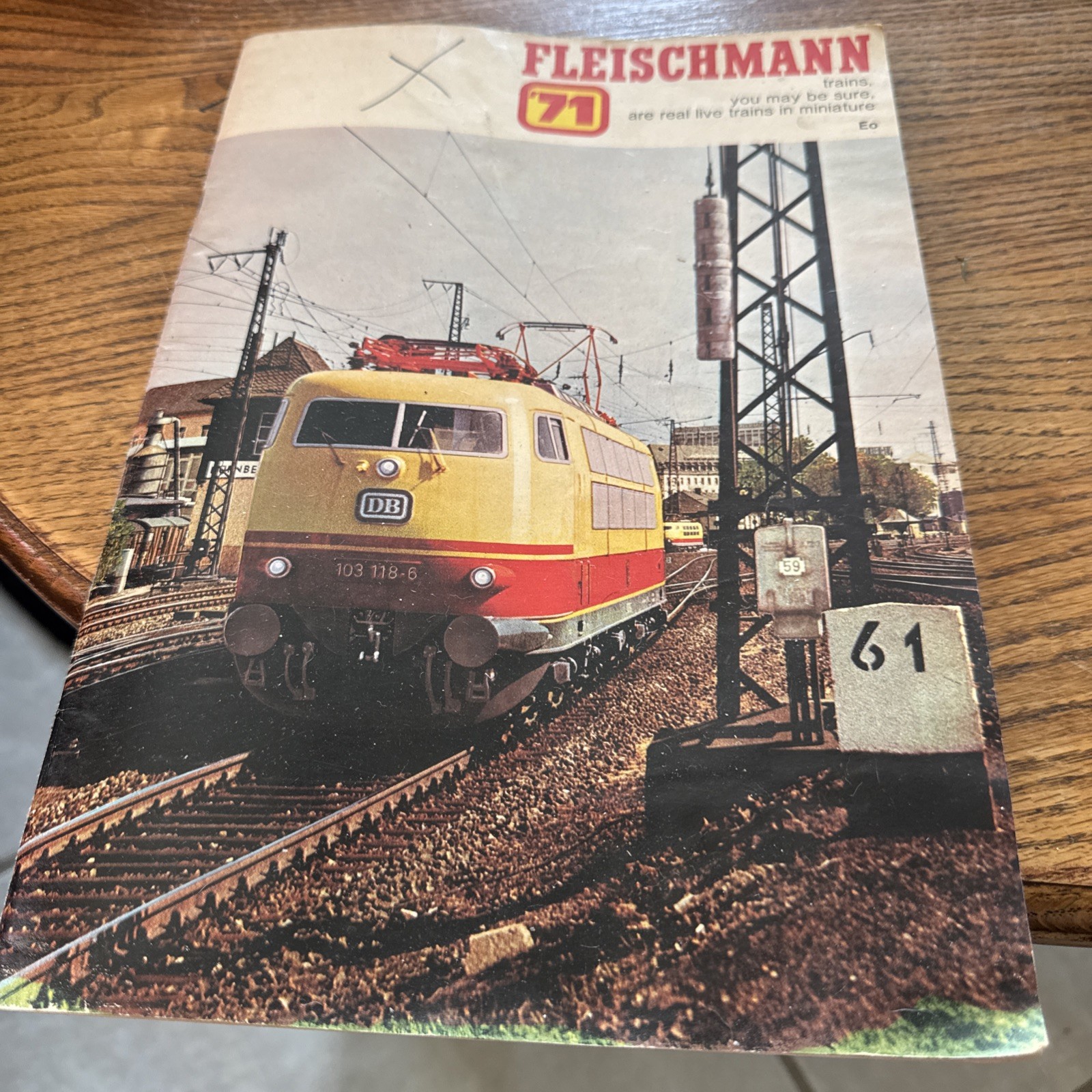 1971 VINTAGE CATALOG #2188 -  FLEISCHMANN HO MODEL TRAINS  - SLOT CARS