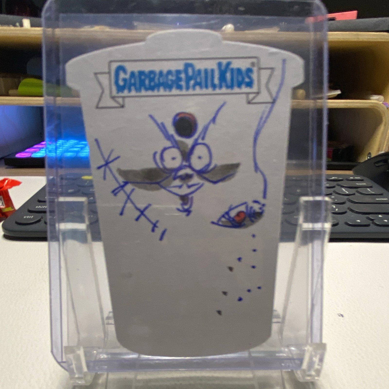 Topps 2022 Garbage Pail Kids Sketch Lowell Isaac  Autographed