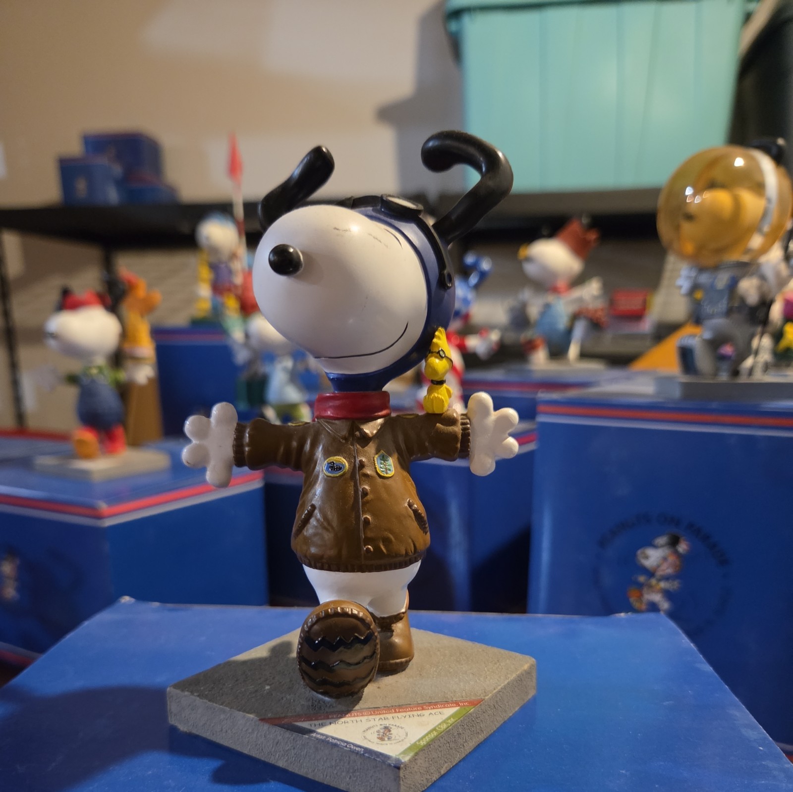 Westland Peanuts on Parade North Star Flying Ace Snoopy #8405 Figurine w/ Tag