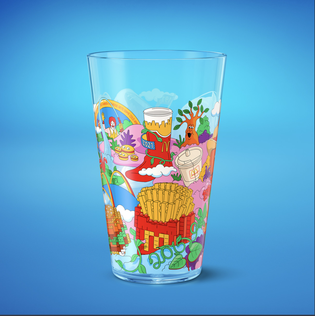 2024 McDONALD'S Collector Edition Cups Or Set Jurassic Barbie Beanie Coca Cola
