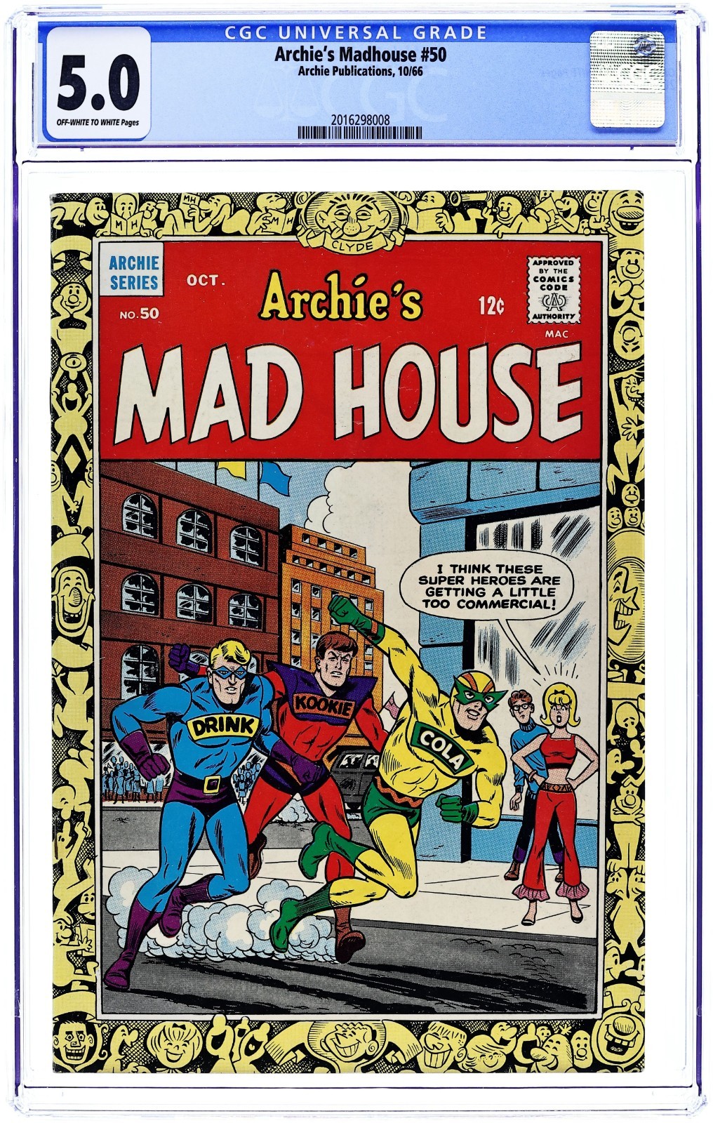 Archie's Madhouse #50 - 1966 - CGC 5.0