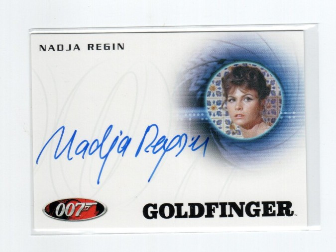 James Bond 50th Anniversary Series 2 40th Auto A209 Nadja Regin as Bonita
