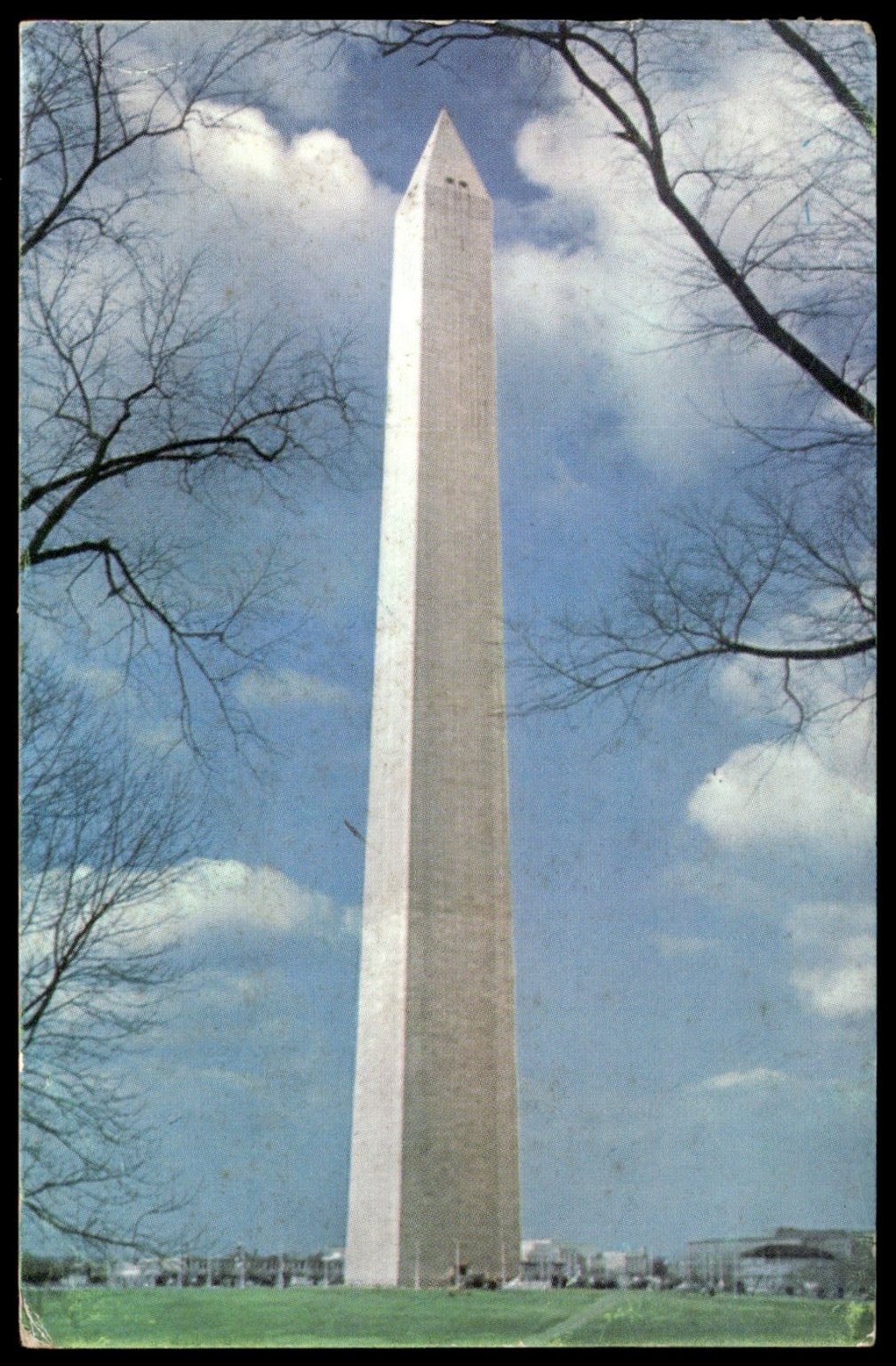 Washington Monument DC 1957 Postcard L.B. Prince Co. Posted Vintage