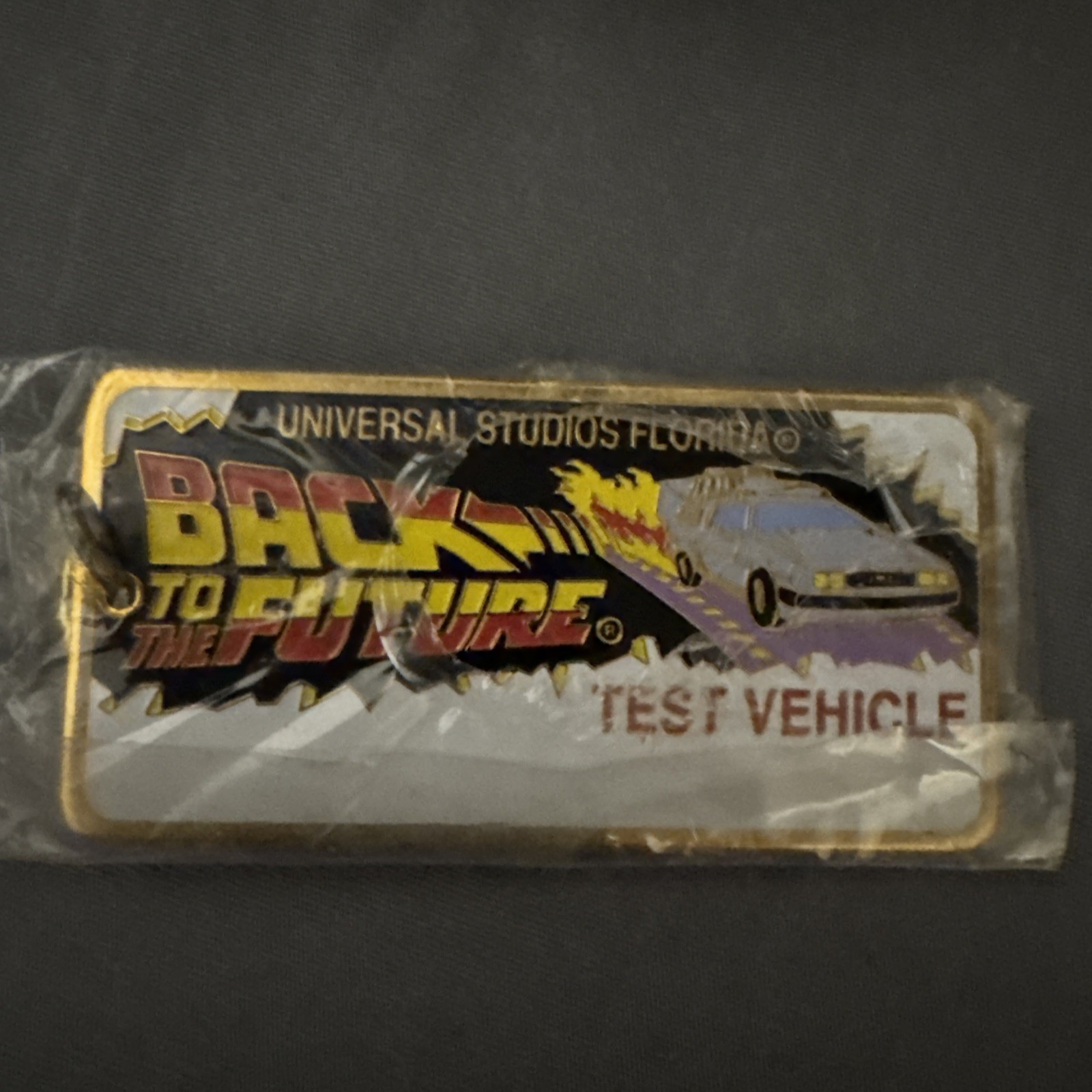 VTG Back To The Future Keychain 1994 Universal Studios