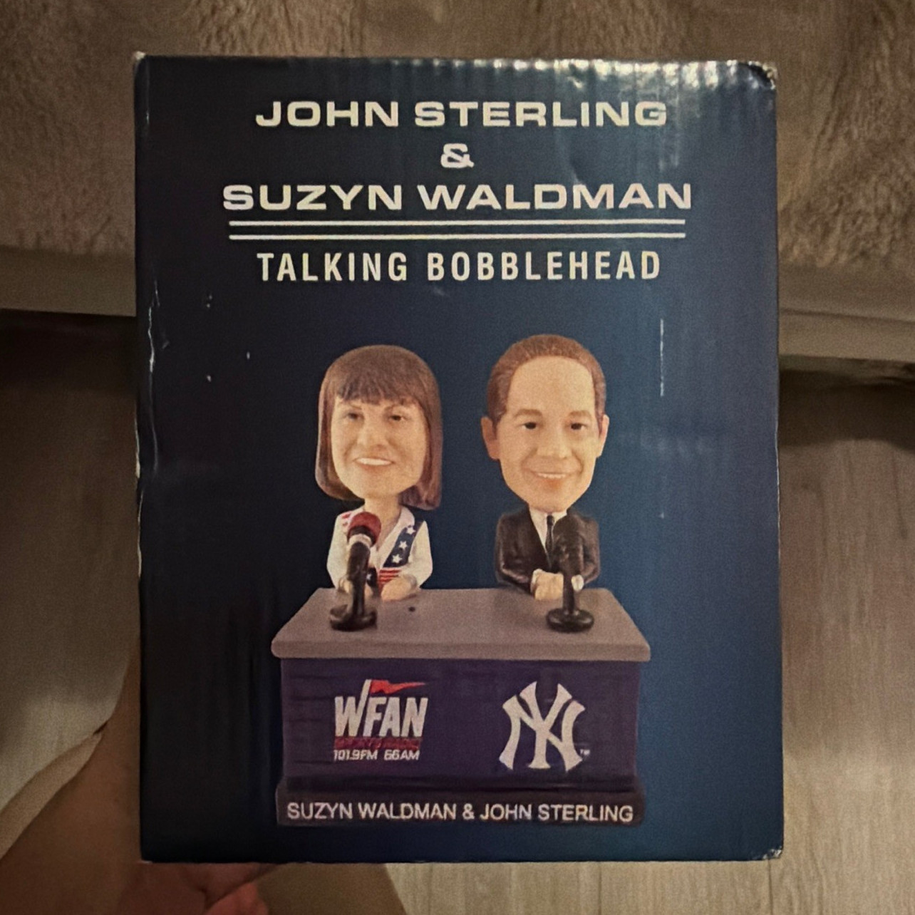 Talking Bobblehead John Sterling & Suzyn Waldman New York Yankees