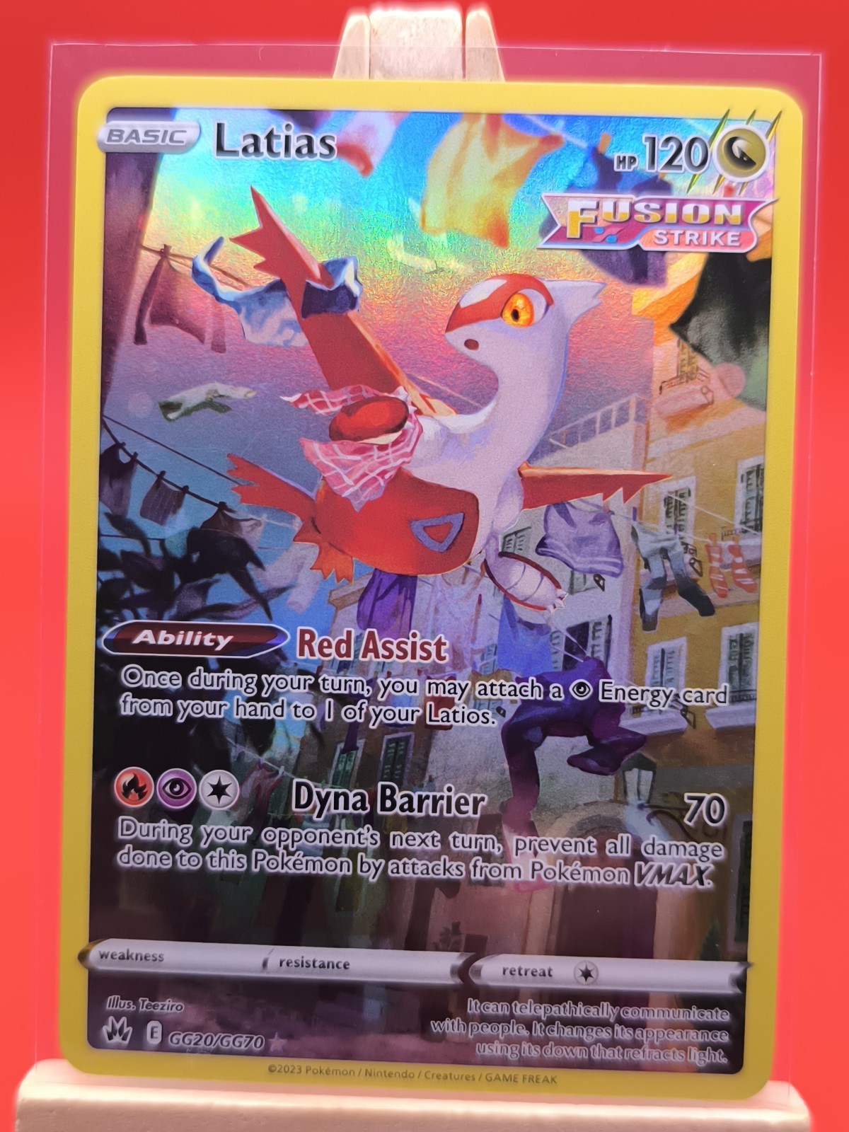 Latias GG20/GG70 Crown Zenith Galarian Gallery Ultra Rare Pokemon Card