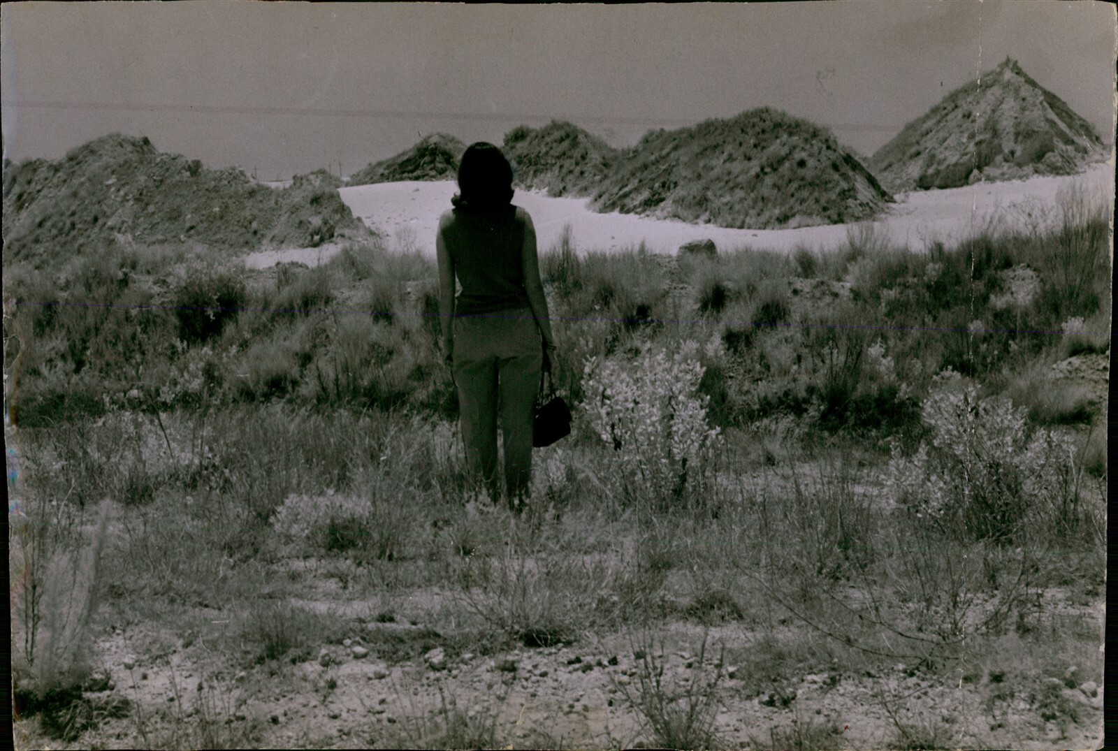 LG794 1967 Original Doug Kennedy Photo WOMAN'S BACKSIDE Phosphorus Mines FL