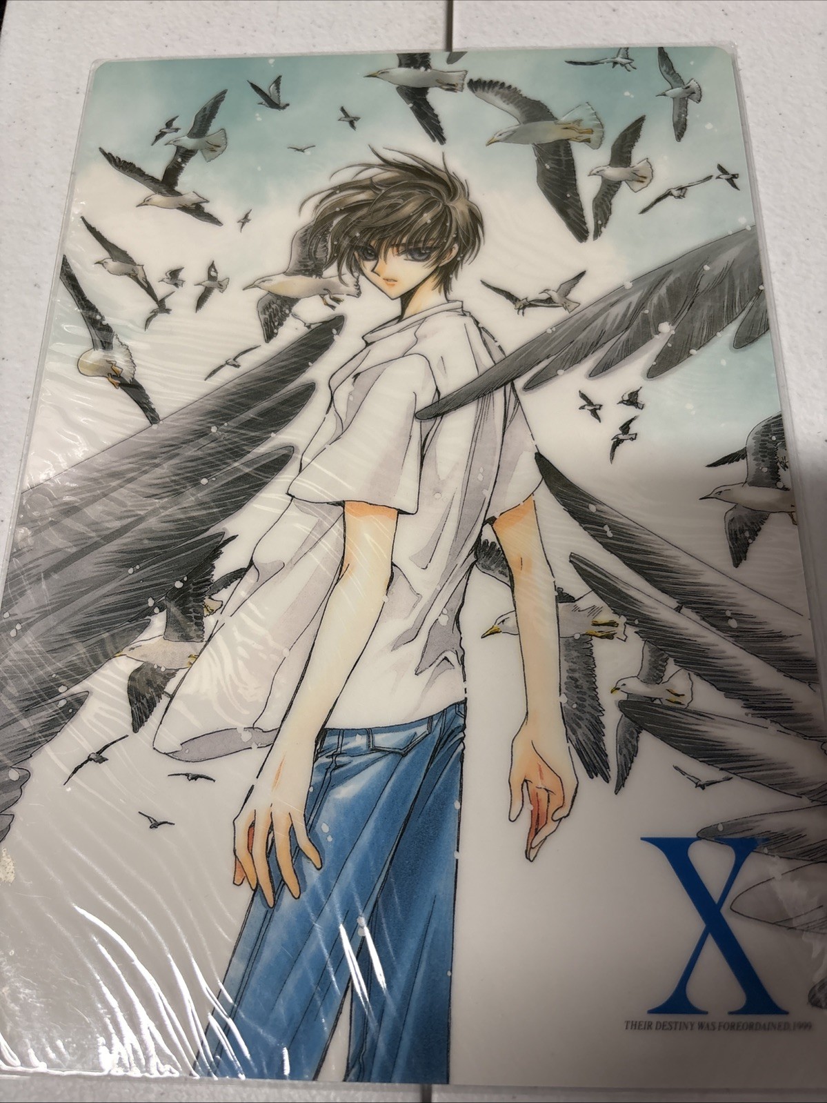 Vintage X/1999 Clamp Pencil Board Shitajiki Anime Japan 7x10 #33b