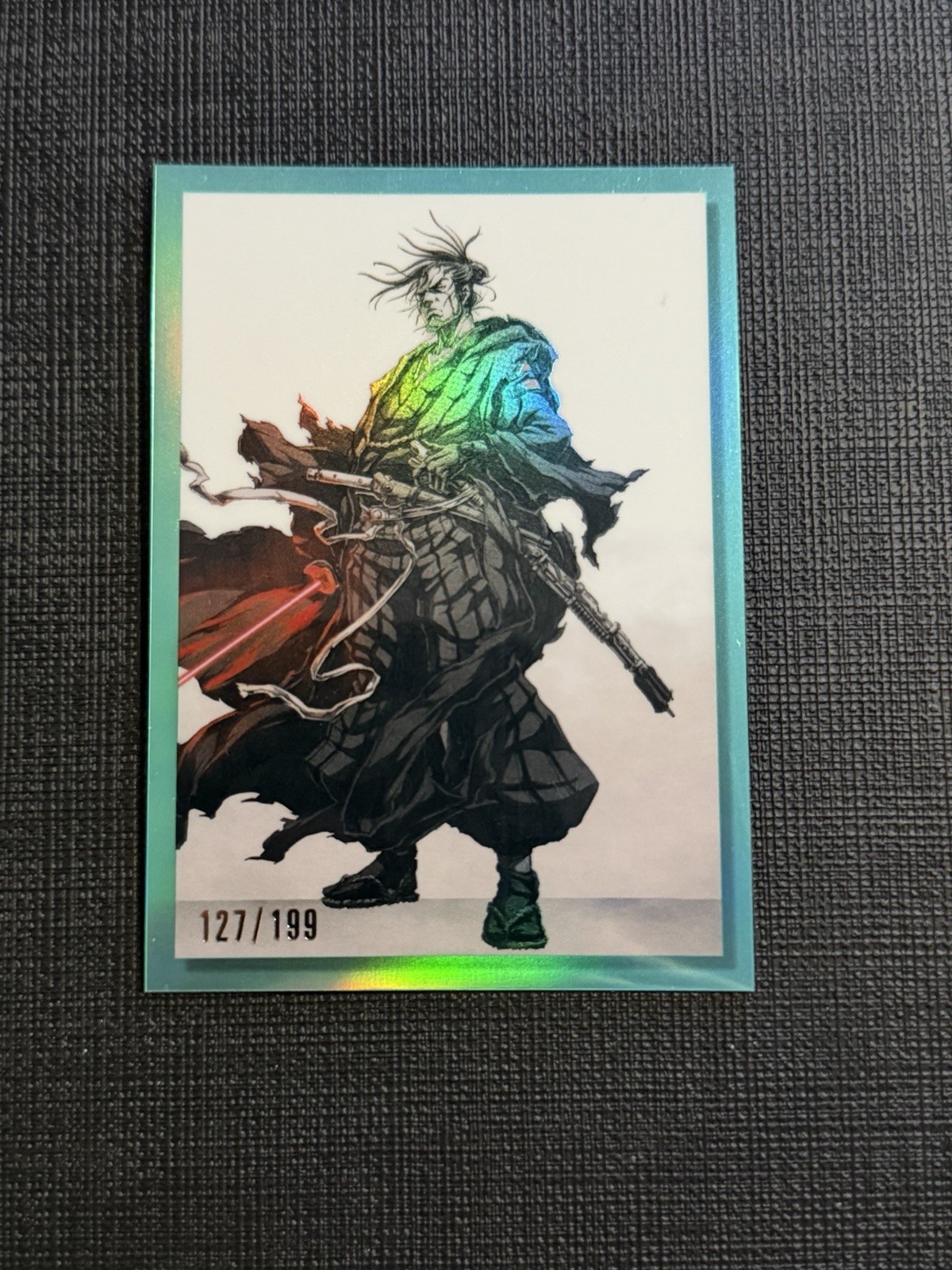 ART OF THE DUEL /199 2023 Topps Chrome Star Wars Galaxy Aqua Refractor #GV-1