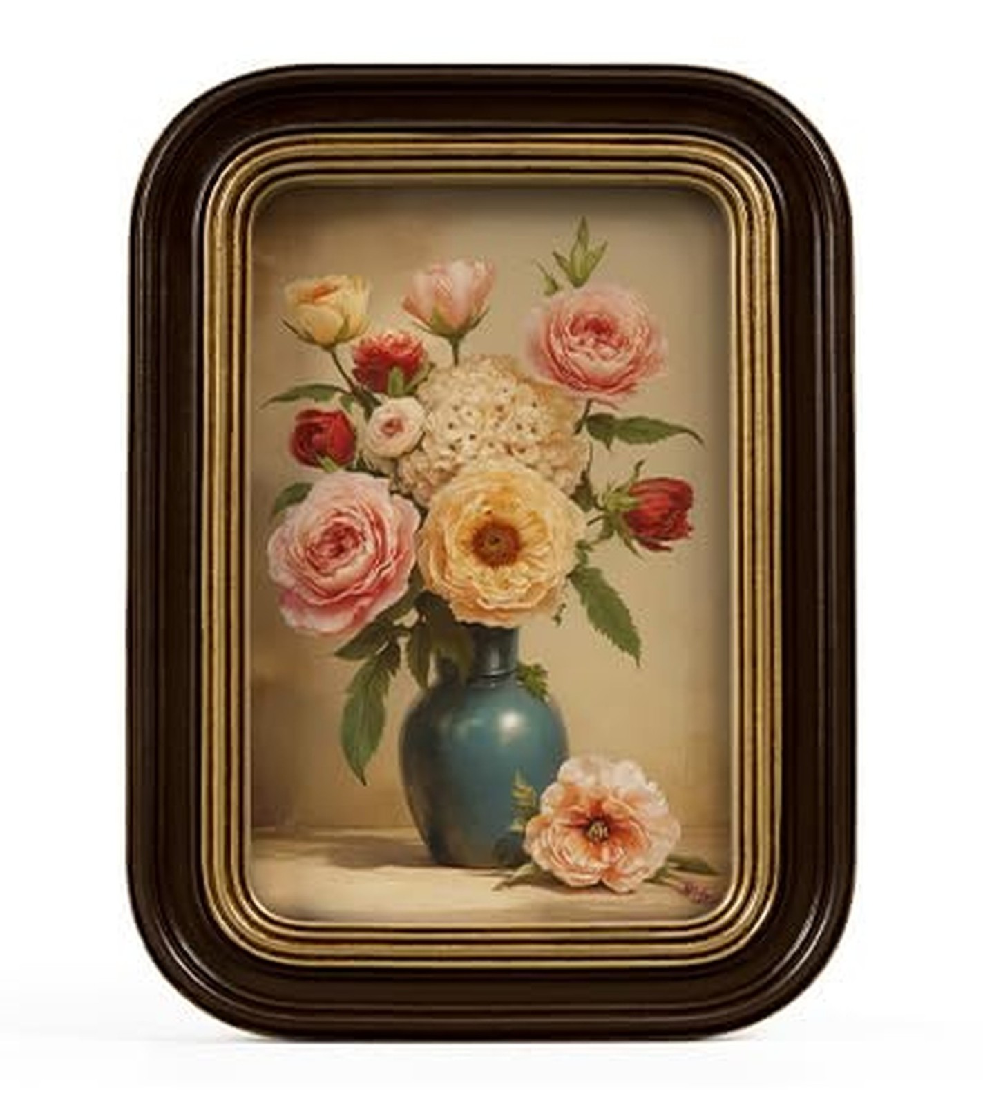 Sonefreiy Vintage 4x6 Picture Frame Dark Brown Gold Photo Frame Sonefreiy Vintage 4x6 Picture Frame Dark Brown Gold Photo Frame