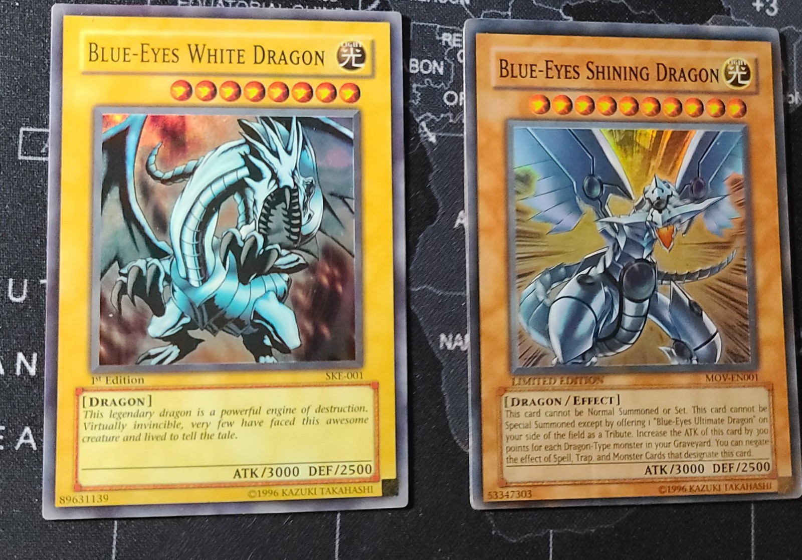 Yu-Gi-Oh Dragon Duo: 1st Ed Blue-Eyes White Dragon & Blue-Eyes Shining Dragon