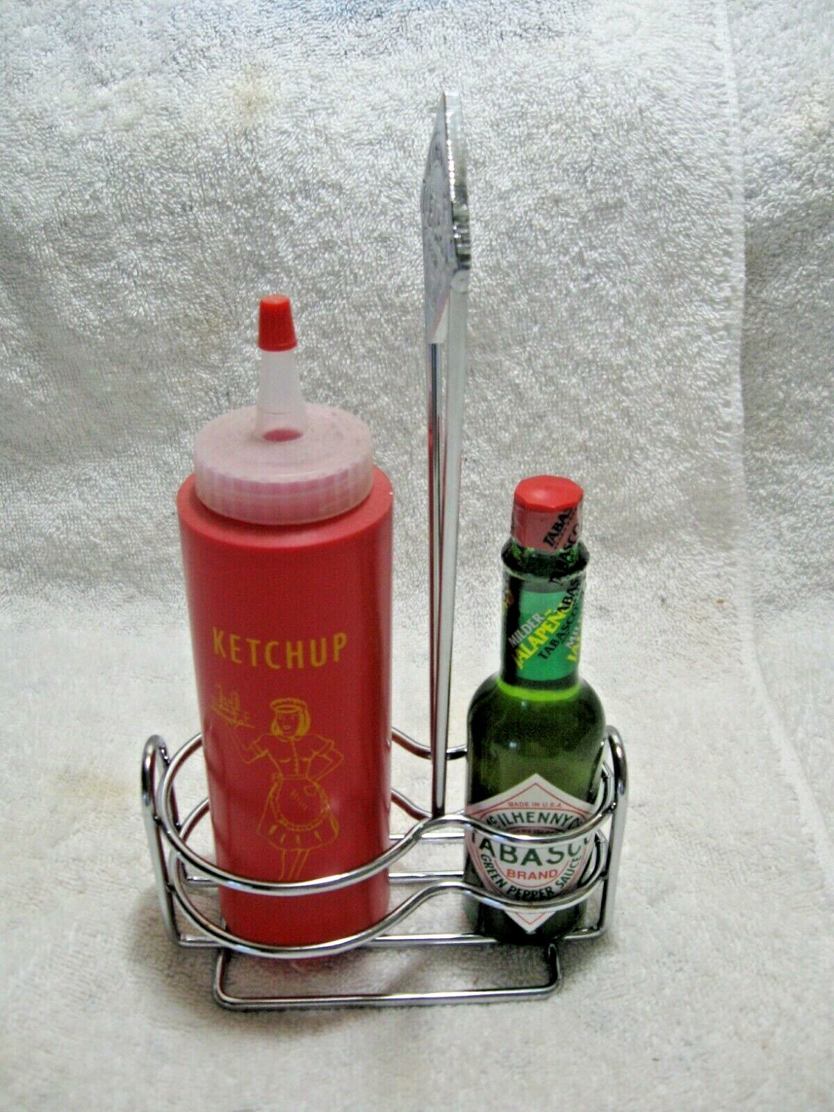 New TABASCO BRAND  Pepper Sauce By  McILHENNY CO. Branded Condiment Holder Diner
