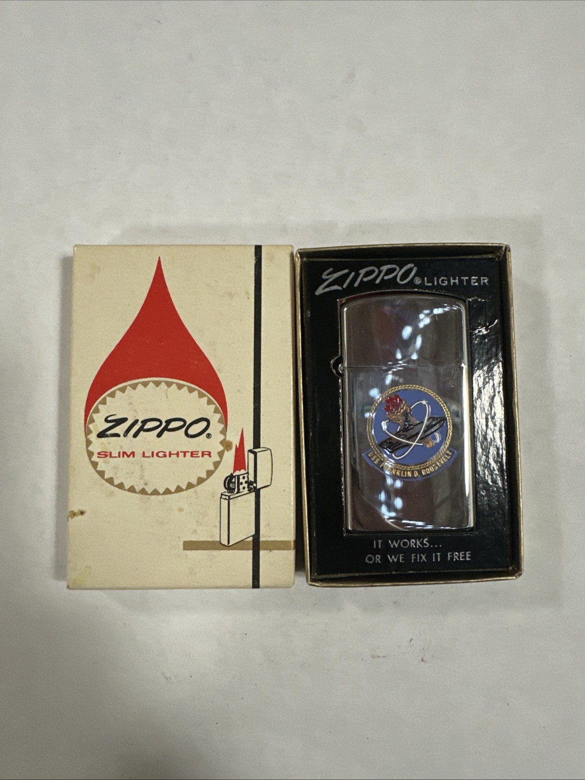 Military Earth By Star USS Franklin D. Roosevelt Lighter 