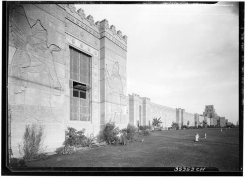 Exterior view of the U.S. Tires building California Old Photo