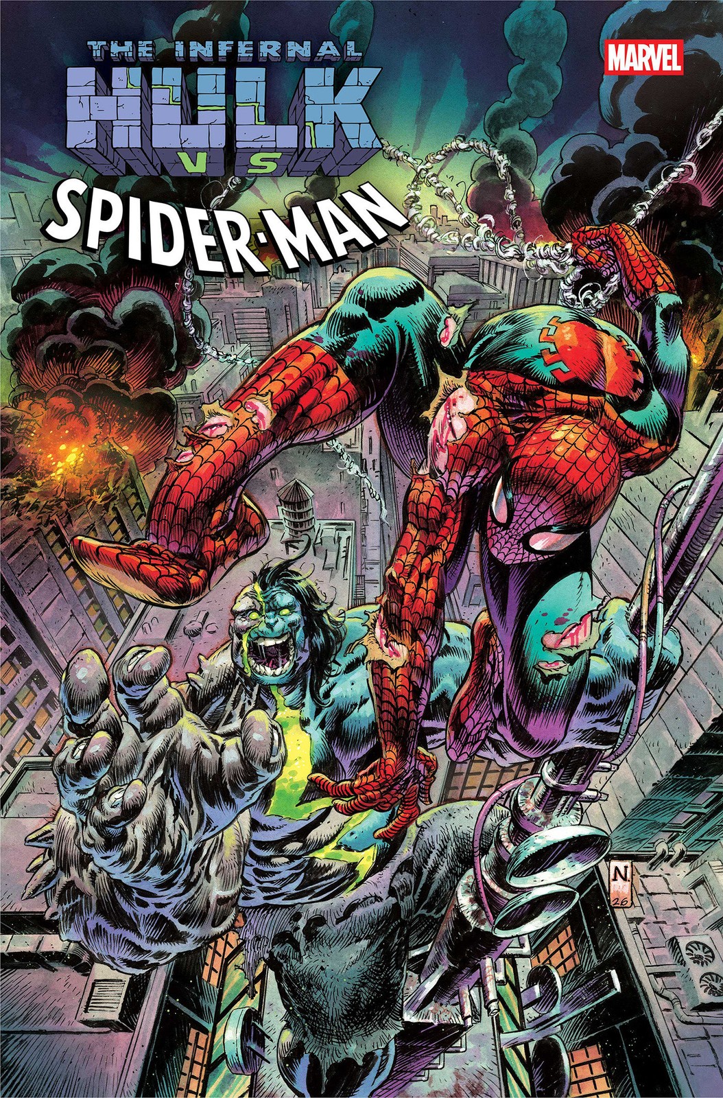 Infernal Hulk vs. Spider-Man #1 CVR A Cover VAR Pre Order 11/4/26 Marvel Comics