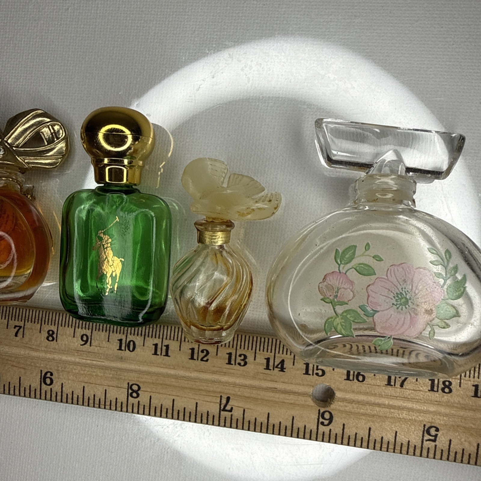 Lot of 11 Vintage Miniature Perfume Bottles - Lalique Collection  Ralph Lauren