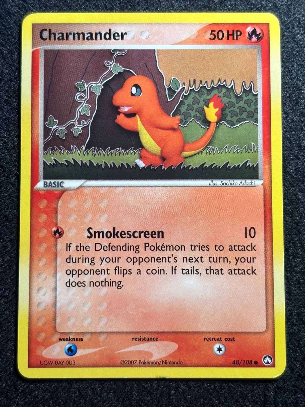 Charmander 48/108 Pokemon Card EX Power Keepers 2007 Vintage Non Holo NM