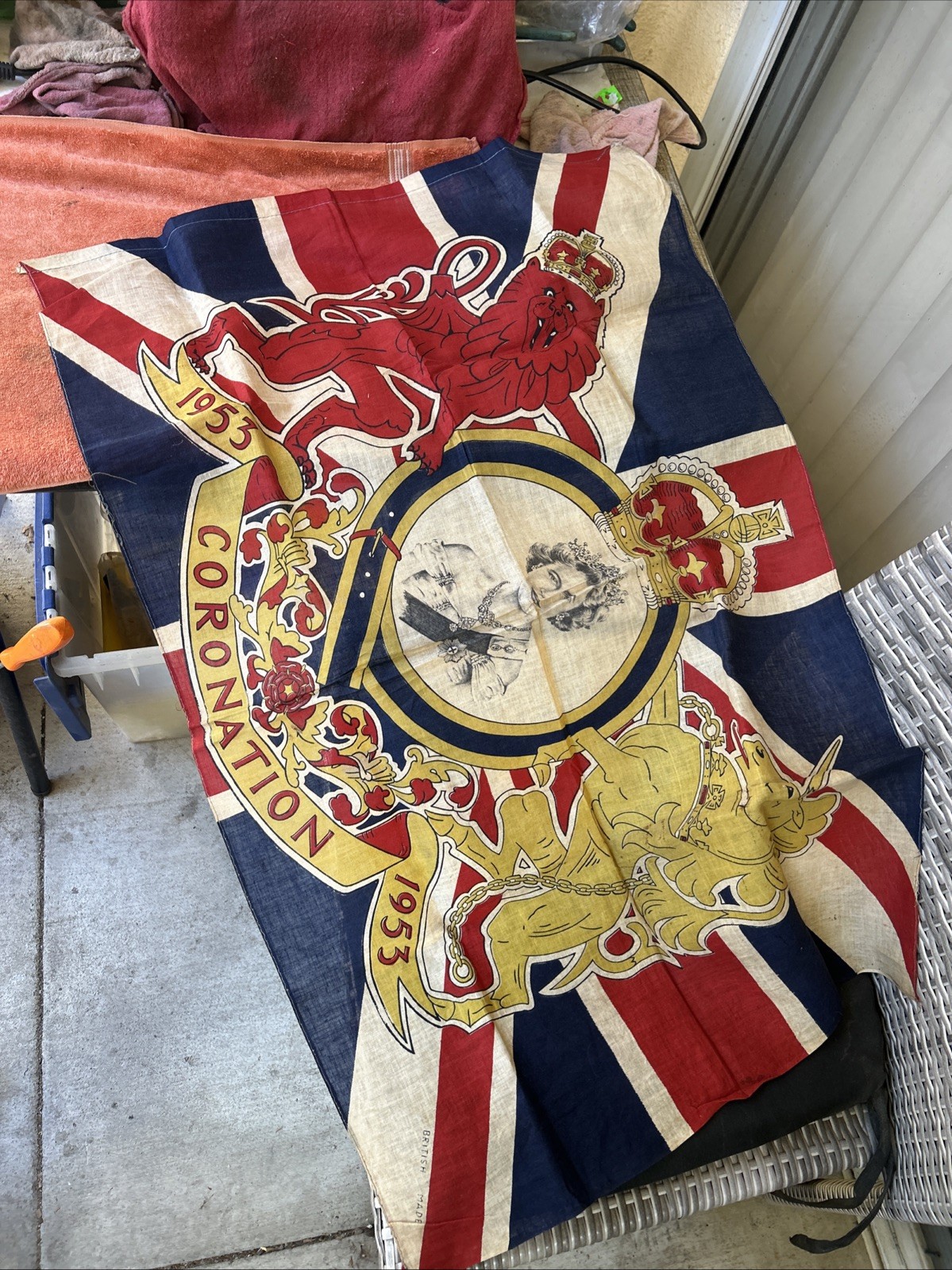 Flag Of Queen Elizabeth Ii Coronation 1953