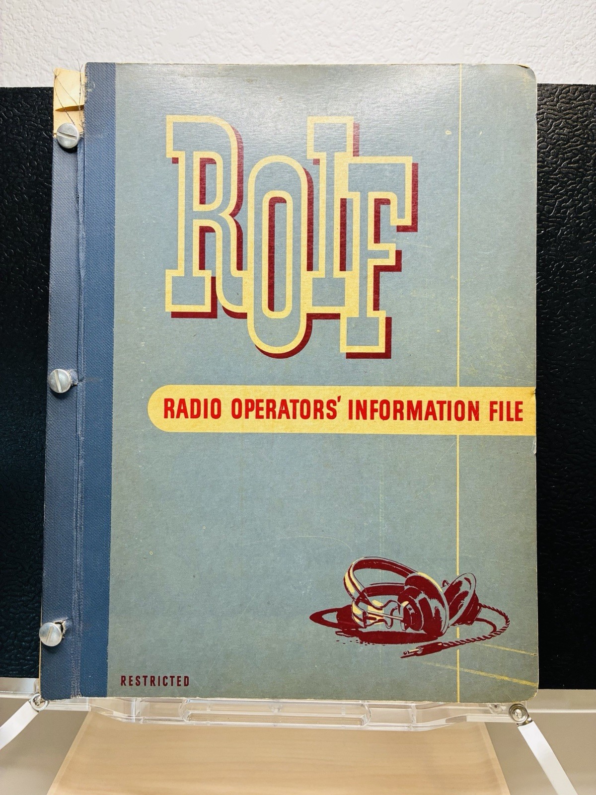 1945 USAAF ROIF Radio Operators Information File AAF Restricted Manual 445th