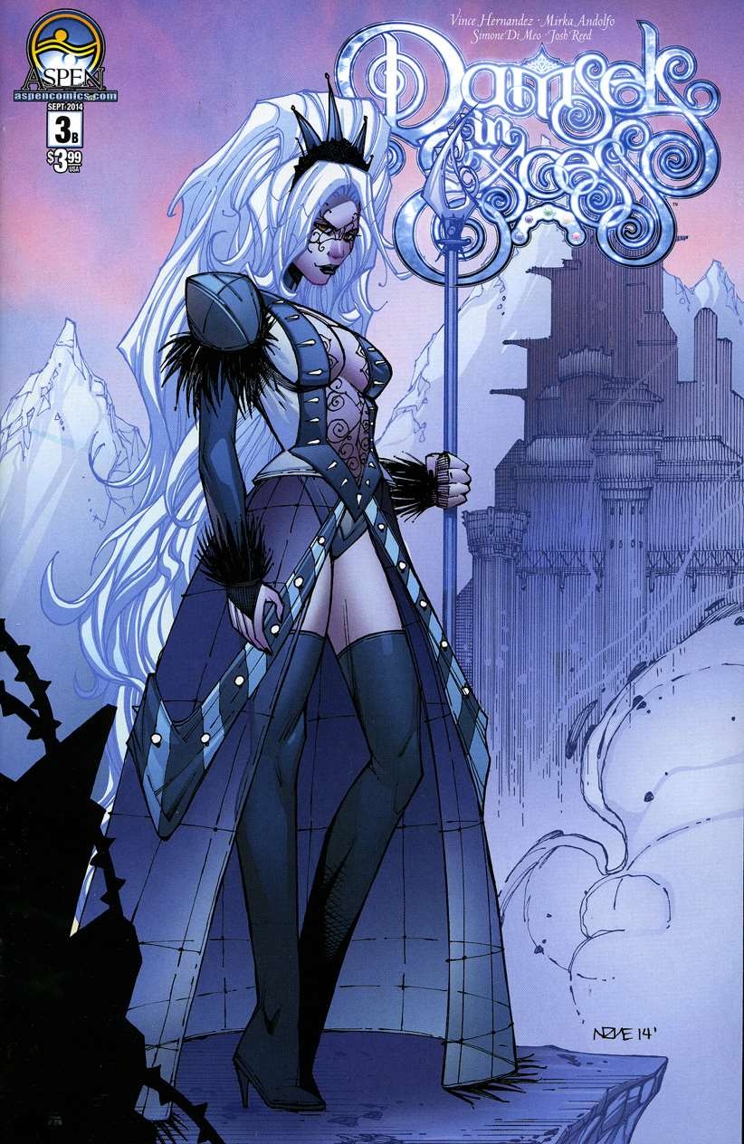 Damsels In Excess #3B VF/NM; Aspen | Mirka Andolfo - w/Bag+Board