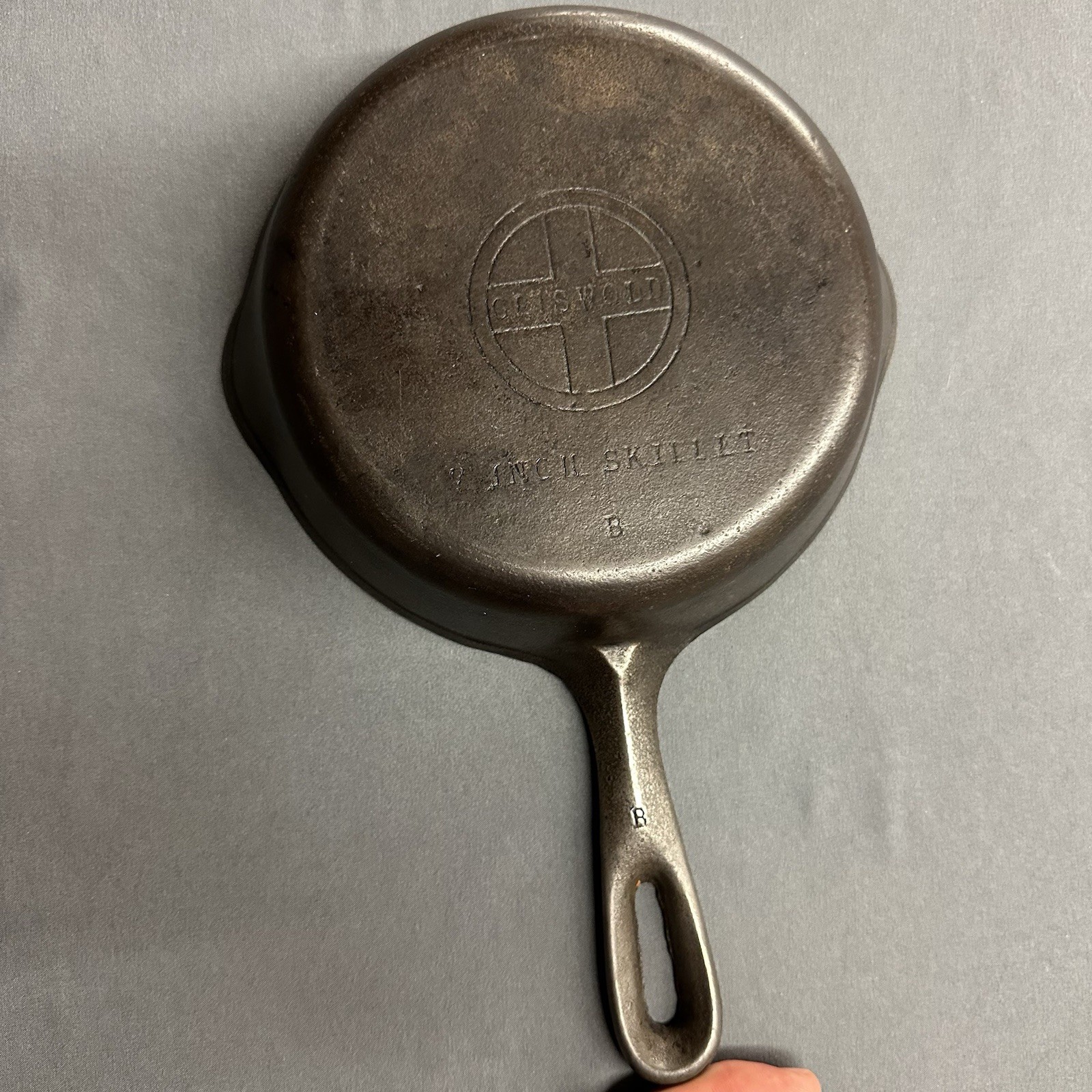 Griswold Cast Iron Skillet No. 4 7 Inch Vintage Frying Pan Small Logo B