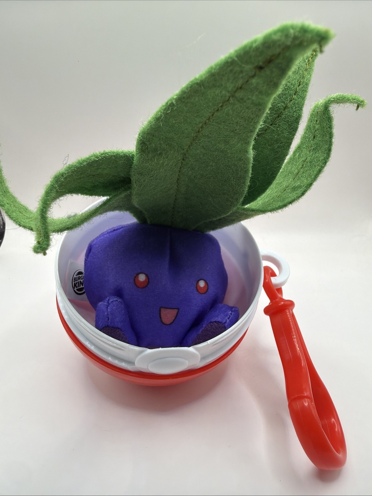 🔥1999 Pokemon Burger King Plush Oddish Stuufed Animal Happy Meal kids Toy🔥