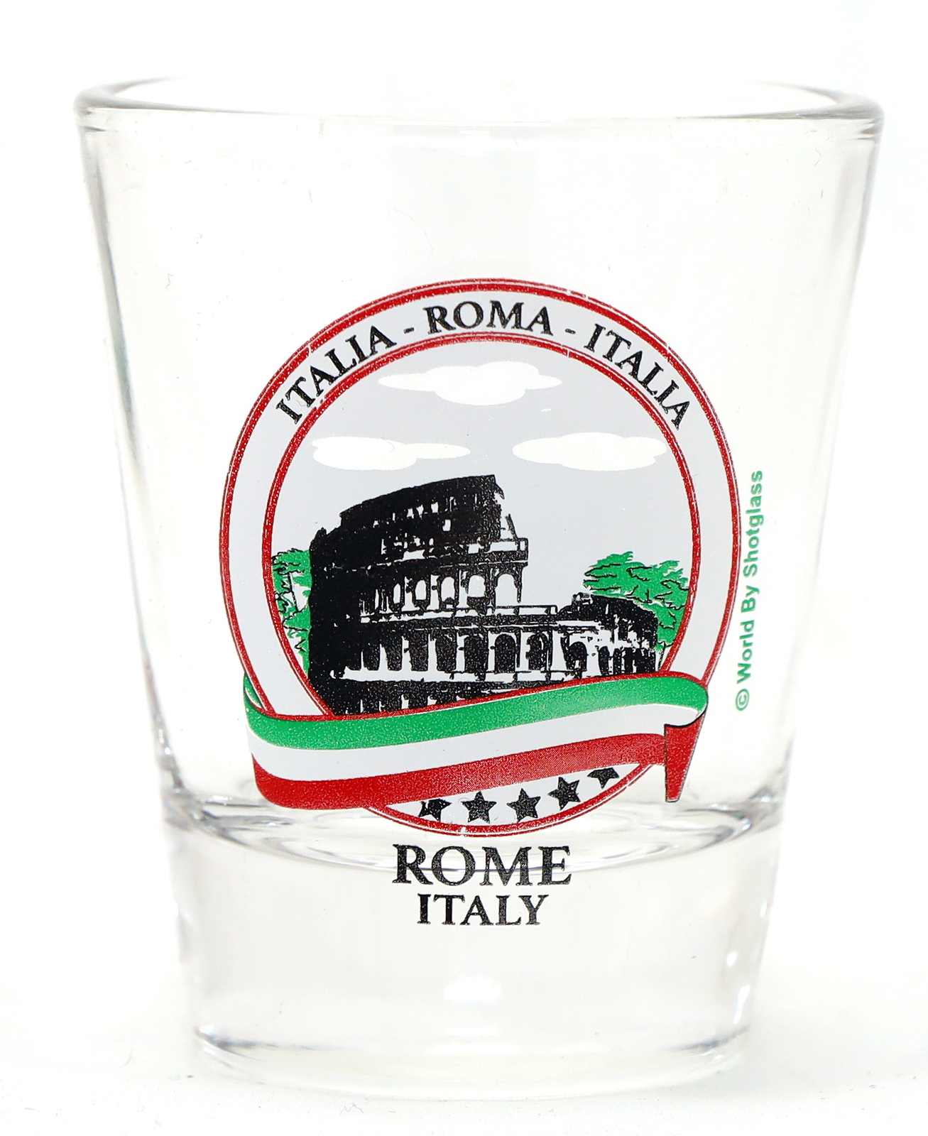 ROME ITALY COLOSSEUM SHOT GLASS SHOTGLASS