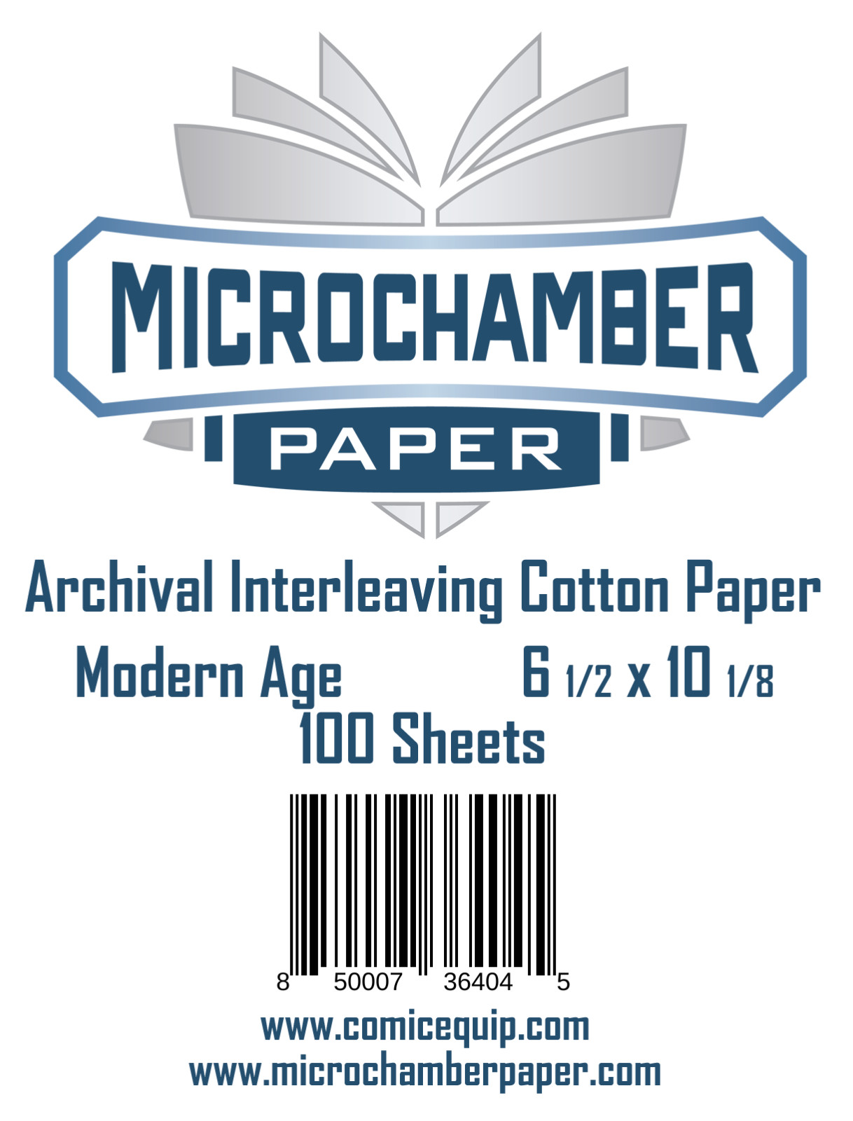 MicroChamber Paper Standard Size 100 Sheets 6-1/2\