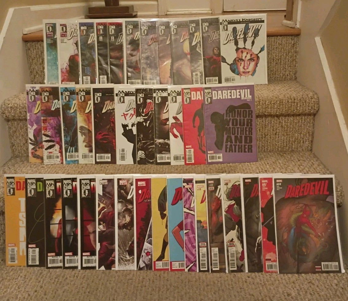 Marvel Comics Daredevil Marvel Knights Lot Of 40 Kingpin Electra Bullseye NM+