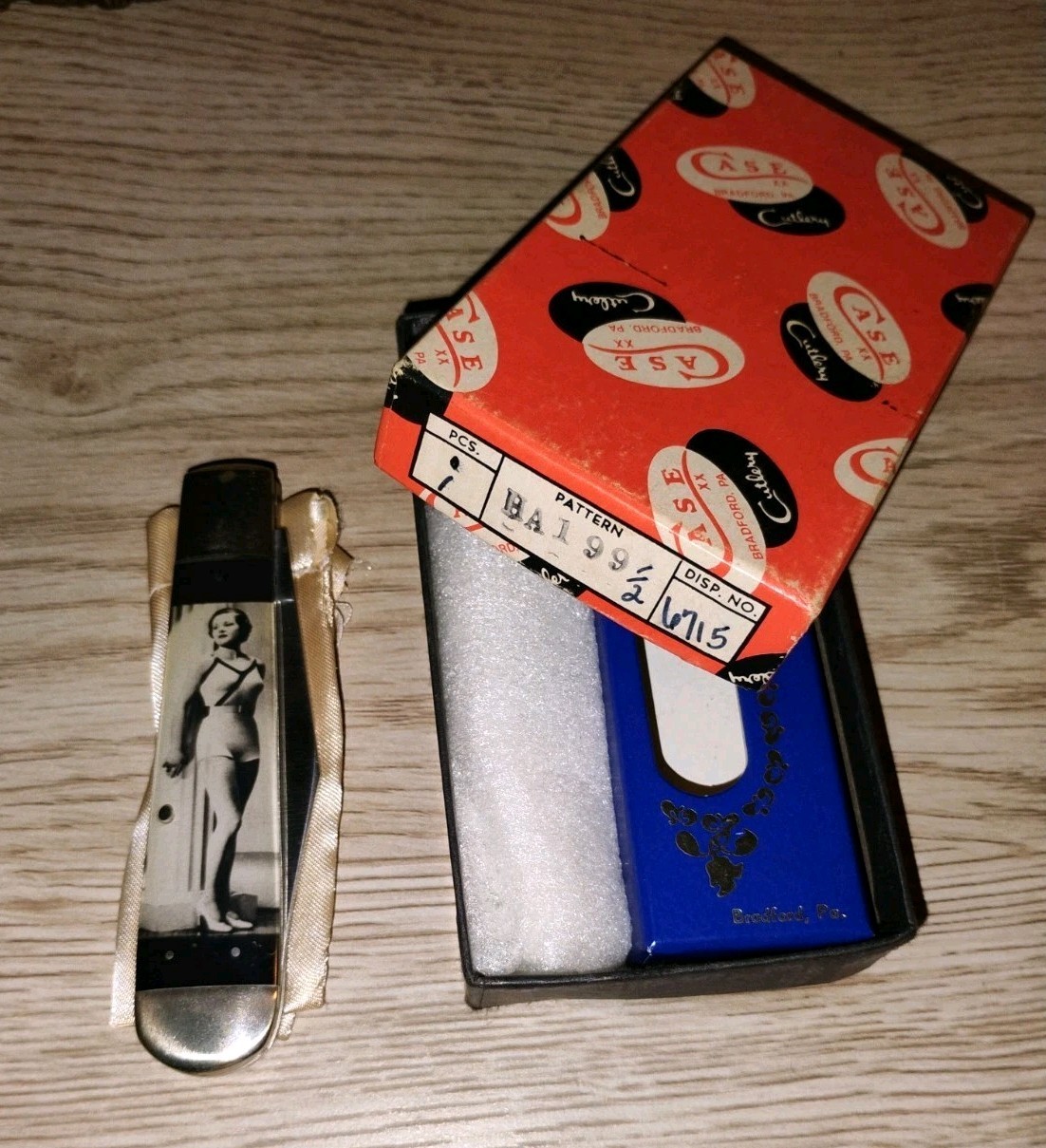 CASE XX JACK KNIFE BATHING BEAUTY-HA1991/2  Both Boxes 