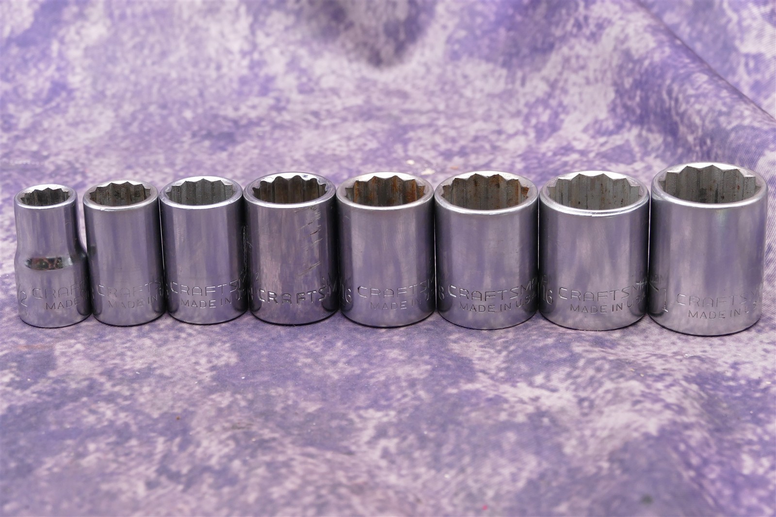 7 Vintage Craftsman V Series 12-Point 1/2
