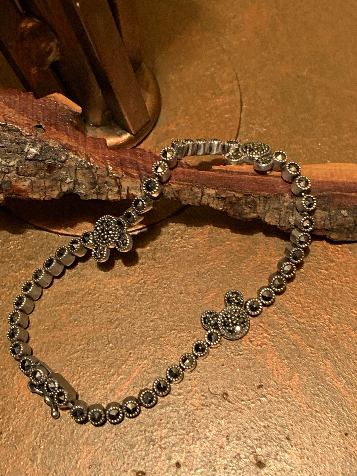 Disney Mickey Mouse Sterling Silver Bracelet 925
