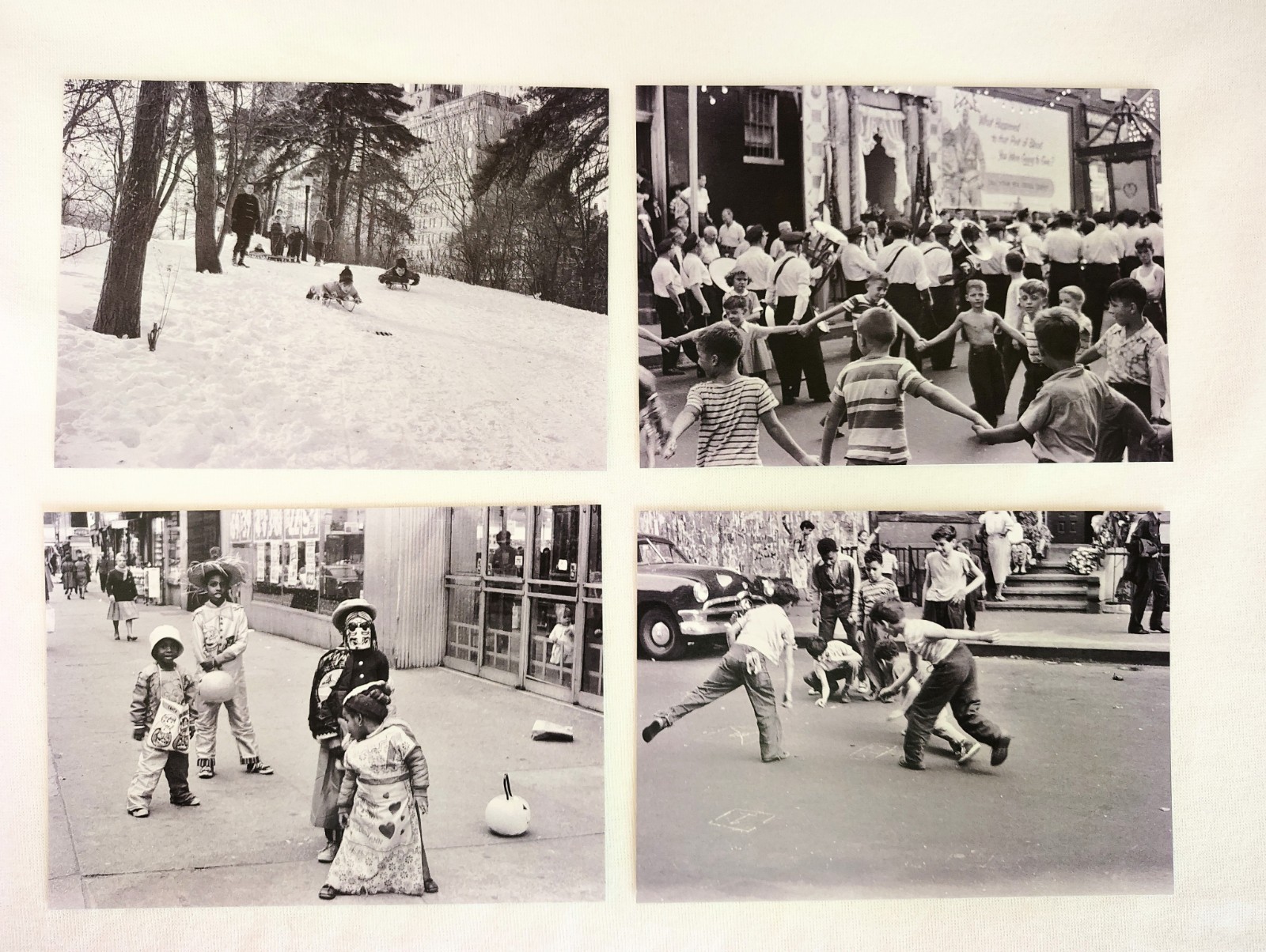 New York Vintage Postcards - Set of 15, wall art,wall decor, bathroom wall art