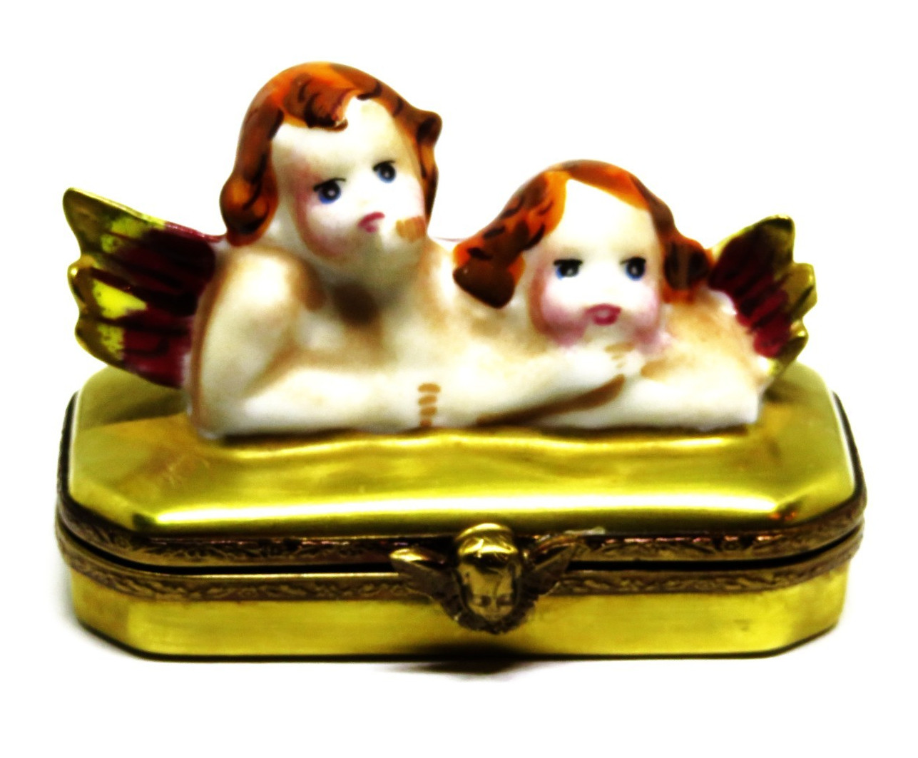 LIMOGES BOX - ROCHARD - ANGELS - CHERUBS - PUTTI - RAPHAEL - RENAISSANCE ART