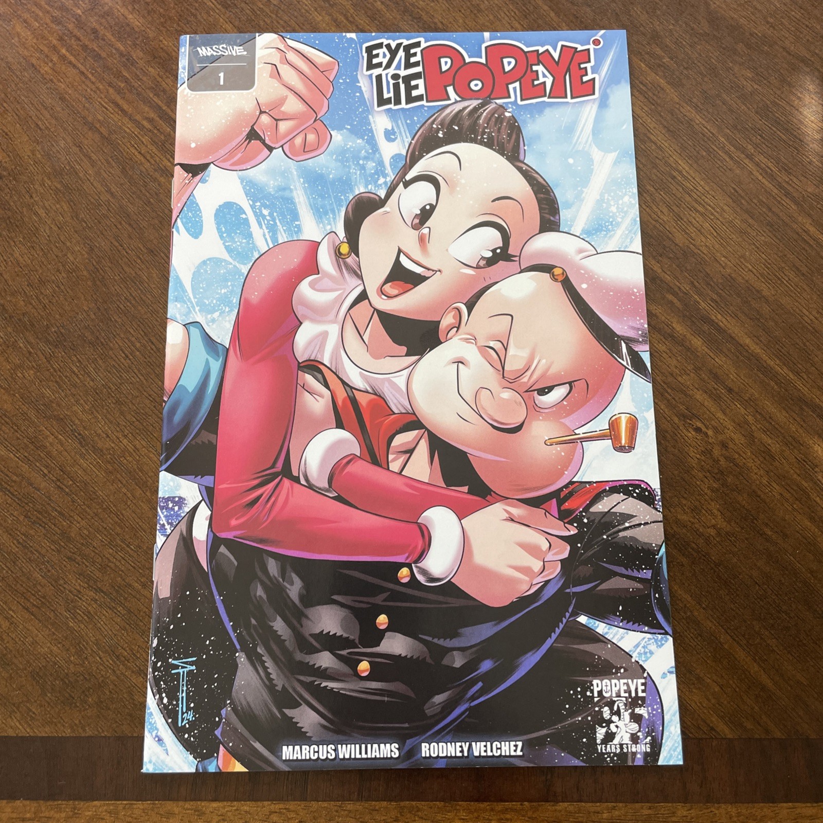 Eye Lie Popeye #1 - Cover E Serg Acuna Variant Massive Publishing 2024