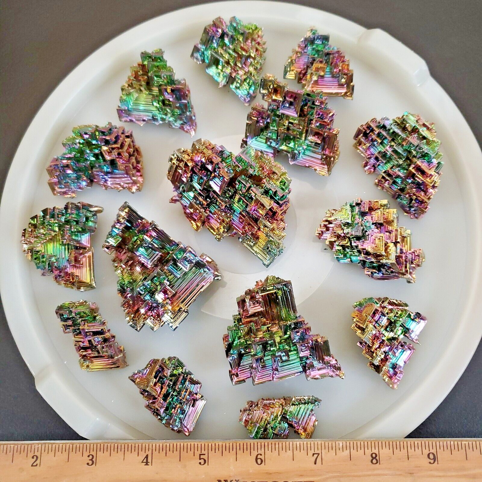 Bismuth Wholesale Lot AAAgrade Rainbow Crystals G1N