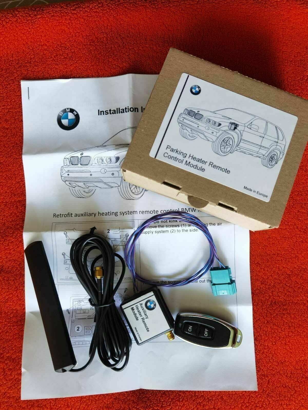 Telestart for BMW X5 E53 Webasto Eberspacher