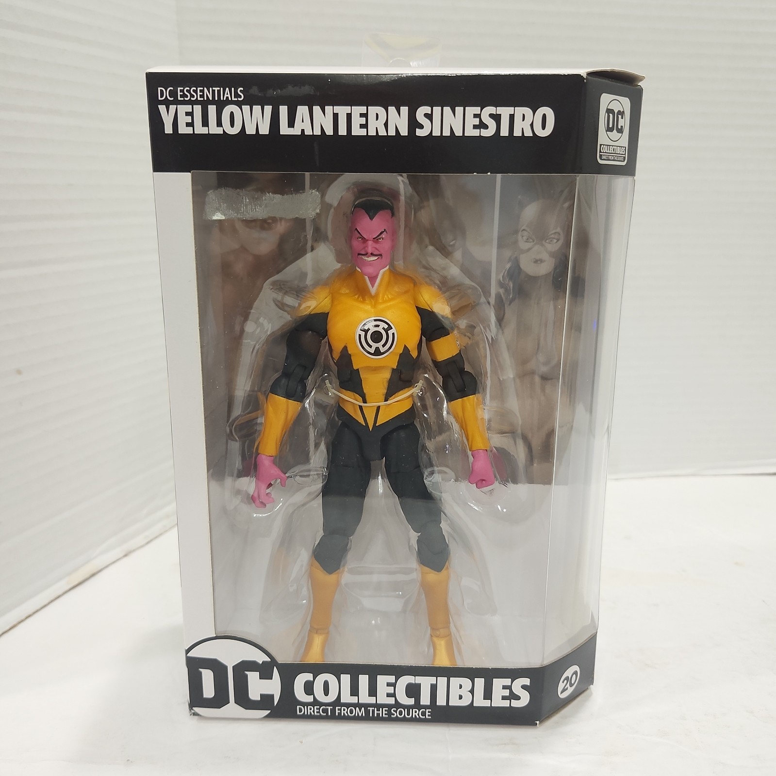 DC Collectibles Essentials: Yellow Lantern Sinestro 7” Action Figure -Sealed Box