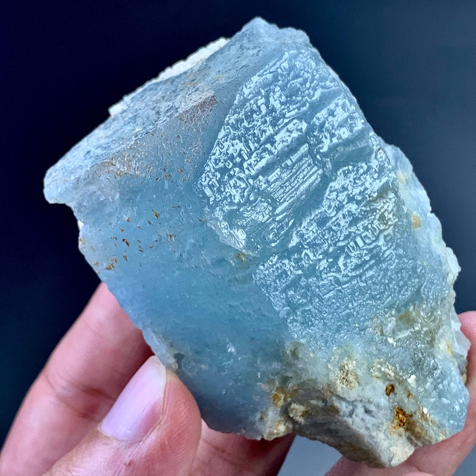 838 CT Natural Terminated Aquamarine Crystal From Skardu Pakistan